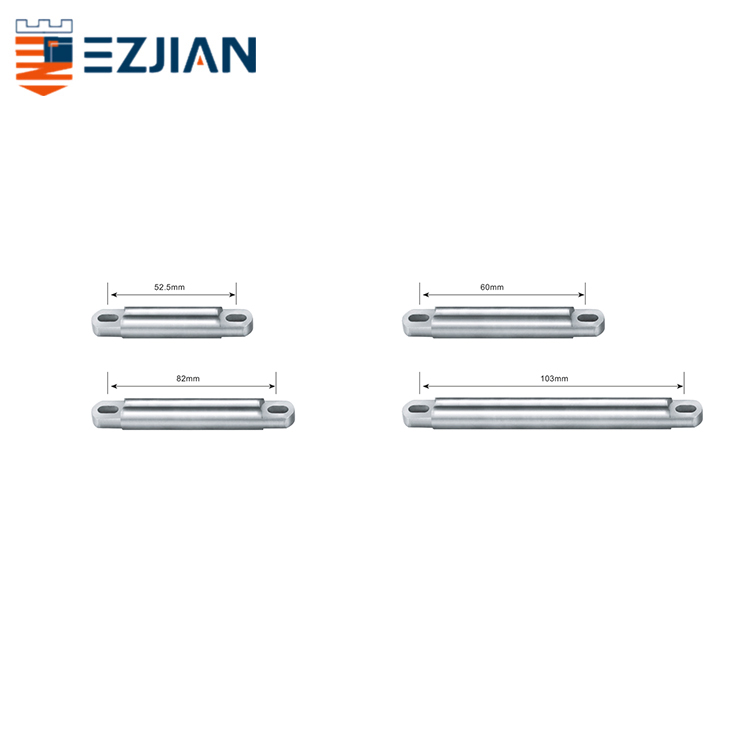 Swing door connector fitting