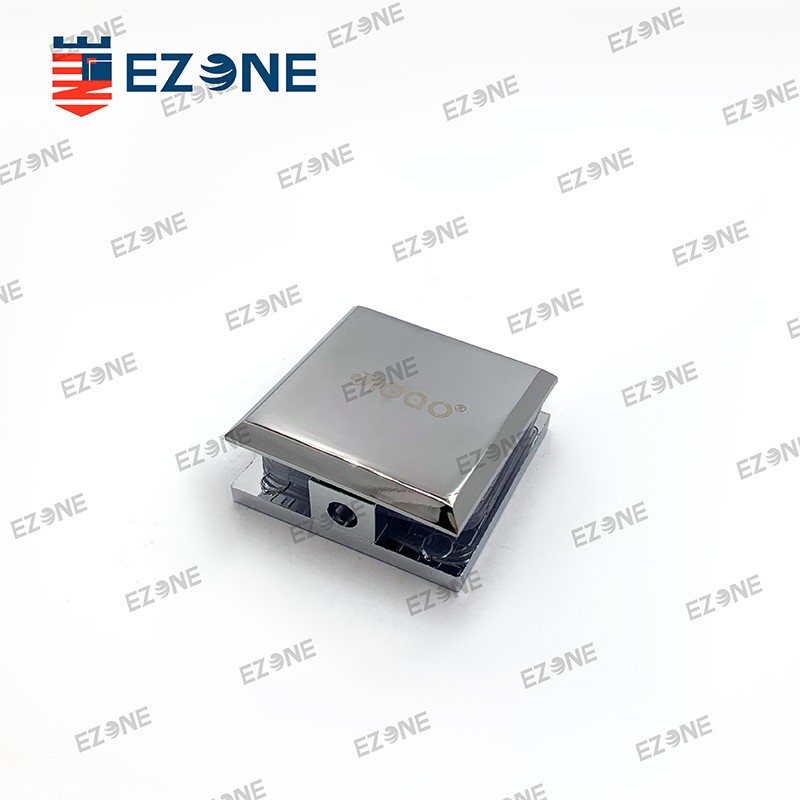 Glass Connector Fix clip 0° single hole ECN-1056S