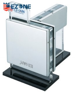 Connector for 4 glass panels with fin EPF-720